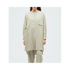 【ミズイロ インド/mizuiro ind】のT/Rバンドカラーロングシャツ サンドベージュ|ID: prp329100004963753 ipo3291000000037244049