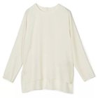【プレインピープル/PLAIN PEOPLE】のキュプラサテンクルーネックブラウス オフホワイト|ID: prp329100004963762 ipo3291000000037244113