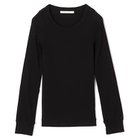 【プレインピープル/PLAIN PEOPLE】のギザコットンロングスリーブ Tシャツ ブラック|ID: prp329100004963764 ipo3291000000037244123