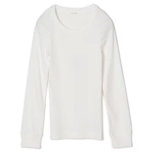 【プレインピープル/PLAIN PEOPLE】のギザコットンロングスリーブ Tシャツ インテリア・キッズ・メンズ・レディースファッション・服の通販 founy(ファウニー) 　ファッション　Fashion　レディースファッション　Fashion for Women　トップス・カットソー　Cut & Sew Tops　シャツ・ブラウス・オフィスカジュアル　Elegant Blouses & Button-Ups　ロングTシャツ・Tシャツ　Longline T-Shirts & Tees　ロング　Long, Long-Length　洗える　Machine Washable　ホワイト|ID: prp329100004963764 ipo3291000000037244124