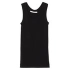 【プレインピープル/PLAIN PEOPLE】のギザコットンタンクトップ ブラック|ID: prp329100004963765 ipo3291000000037244128