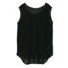 【プレインピープル/PLAIN PEOPLE】のウールメッシュタンクトップ ブラック|ID: prp329100004963766 ipo3291000000037244133