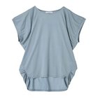 【ジュリエ/Julier】のマイクロ天竺ドレープトップス スモーキーブルー|ID: prp329100004963771 ipo3291000000037244160