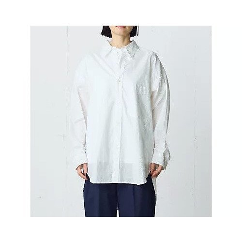 【ミディウミ/MidiUmi】のオーバーサイズシャツ インテリア・キッズ・メンズ・レディースファッション・服の通販 founy(ファニー) 　ファッション　Fashion　レディースファッション　Fashion for Women　トップス・カットソー　Cut & Sew Tops　シャツ・ブラウス・オフィスカジュアル　Elegant Blouses & Button-Ups　シンプル　Simple, Minimal　フロント　Front, Front Design　ベーシック　Basic, Essential　ポケット　Pocket, Pocket Detail　レギュラー　Regular, Standard Fit　夏　Summer　春　Spring　オフホワイト|ID: prp329100004963776 ipo3291000000037244191