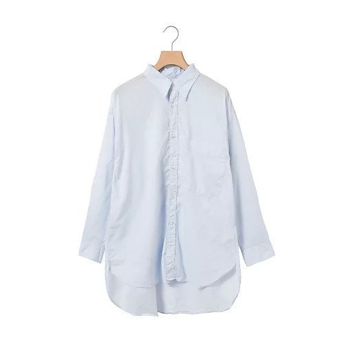 【ミディウミ/MidiUmi】のオーバーサイズシャツ インテリア・キッズ・メンズ・レディースファッション・服の通販 founy(ファニー) 　ファッション　Fashion　レディースファッション　Fashion for Women　トップス・カットソー　Cut & Sew Tops　シャツ・ブラウス・オフィスカジュアル　Elegant Blouses & Button-Ups　シンプル　Simple, Minimal　フロント　Front, Front Design　ベーシック　Basic, Essential　ポケット　Pocket, Pocket Detail　レギュラー　Regular, Standard Fit　夏　Summer　春　Spring　エルブルー|ID: prp329100004963776 ipo3291000000037244192