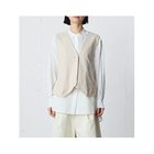 【ミディウミ/MidiUmi】のコットンリネンベスト 大人の最旬トレンドファッション＆コーディネート founy(ファウニー) ファッション Fashion レディースファッション Fashion for Women アウター Coat / Outerwear Collection トップス・カットソー Cut & Sew Tops ベスト&ジレ / 重ね着スタイル Vests & Gilets キャンバス Canvas, Canvas Fabric ベスト Vest, Waistcoat リネン Linen, Linen Fabric ヴィンテージ Vintage Style 半袖 Short Sleeve, Half Sleeve thumbnail キナリ|ID: prp329100004963777 ipo3291000000037244209