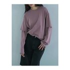 【マージュール/marjour】のMUTED TONES LAYERED LIKE TEE PINK|ID: prp329100004963786 ipo3291000000037244274