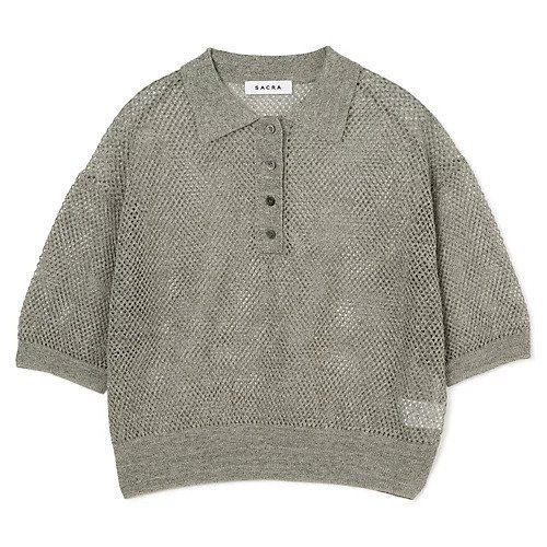 【サクラ/SACRA】のGLOSSY LINEN OPENWORK インテリア・キッズ・メンズ・レディースファッション・服の通販 founy(ファウニー) https://founy.com/ ファッション Fashion レディースファッション Fashion for Women インナー Innerwear シアー Sheer, See-Through メッシュ Mesh, Net Fabric リネン Linen, Linen Fabric ワーク Workwear, Utility Style 夏 Summer |ID: prp329100004963790 ipo3291000000037244307