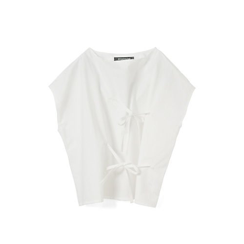 【ミズイロ インド/mizuiro ind】のリボンプルオーバー インテリア・キッズ・メンズ・レディースファッション・服の通販 founy(ファウニー) 　ファッション　Fashion　レディースファッション　Fashion for Women　トップス・カットソー　Cut & Sew Tops　カジュアルプルオーバー・ニットトップス　Pullovers & Knit Tops / Casual Pullovers　シンプル　Simple, Minimal　フロント　Front, Front Design　ボトム　Bottoms, Lower Wear　リボン　Ribbon, Bow　無地　Plain, Solid Color　オフホワイト|ID: prp329100004963792 ipo3291000000037244321
