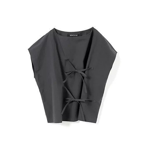 【ミズイロ インド/mizuiro ind】のリボンプルオーバー インテリア・キッズ・メンズ・レディースファッション・服の通販 founy(ファウニー) 　ファッション　Fashion　レディースファッション　Fashion for Women　トップス・カットソー　Cut & Sew Tops　カジュアルプルオーバー・ニットトップス　Pullovers & Knit Tops / Casual Pullovers　シンプル　Simple, Minimal　フロント　Front, Front Design　ボトム　Bottoms, Lower Wear　リボン　Ribbon, Bow　無地　Plain, Solid Color　ネイビー|ID: prp329100004963792 ipo3291000000037244323