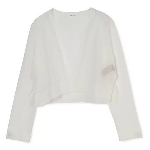 【プレインピープル/PLAIN PEOPLE】のLOSEYショートカーディガン インテリア・キッズ・メンズ・レディースファッション・服の通販 founy(ファウニー) 　ファッション　Fashion　レディースファッション　Fashion for Women　トップス・カットソー　Cut & Sew Tops　カーディガン・羽織り　Layered Style Cardigans　カーディガン　Cardigan, Knitwear　キャミソール　Camisole, Spaghetti Strap Top　シアー　Sheer, See-Through　ショート　Short, Short Length　シンプル　Simple, Minimal　ストライプ　Stripe, Striped Pattern　ドレス　Dress, One-Piece　洗える　Machine Washable　ホワイト|ID: prp329100004963796 ipo3291000000037244361