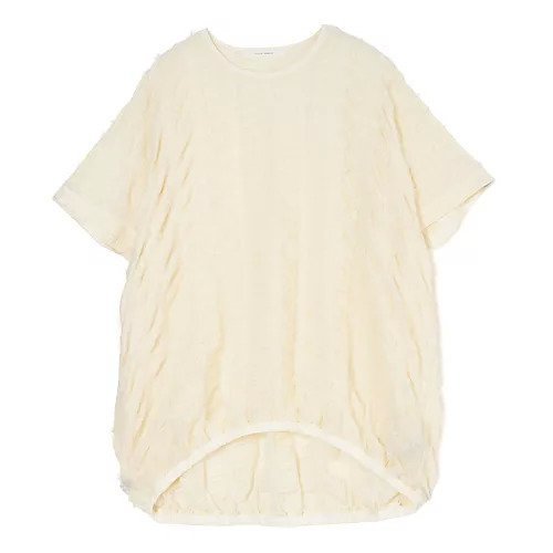 【プレインピープル/PLAIN PEOPLE】のストライプカットJQバルーンブラウス インテリア・キッズ・メンズ・レディースファッション・服の通販 founy(ファウニー) 　ファッション　Fashion　レディースファッション　Fashion for Women　トップス・カットソー　Cut & Sew Tops　シャツ・ブラウス・オフィスカジュアル　Elegant Blouses & Button-Ups　おすすめ　Recommended / Our Picks　オケージョン　Occasion Wear　キャミソール　Camisole, Spaghetti Strap Top　ストライプ　Stripe, Striped Pattern　ドレス　Dress, One-Piece　バランス　Balance, Style Balance　バルーン　Balloon, Balloon Silhouette　オフホワイト|ID: prp329100004963797 ipo3291000000037244366