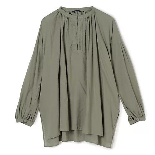 【パドカレ/pas de calais】の26SS 甘ボイルキャッチワッシャーブラウス インテリア・キッズ・メンズ・レディースファッション・服の通販 founy(ファウニー) 　ファッション　Fashion　レディースファッション　Fashion for Women　トップス・カットソー　Cut & Sew Tops　シャツ・ブラウス・オフィスカジュアル　Elegant Blouses & Button-Ups　2026年　2026　2026春夏・S/S　Spring/Summer 2026 SS26　インナー　Innerwear　洗える　Machine Washable　カーキ|ID: prp329100004963802 ipo3291000000037244390