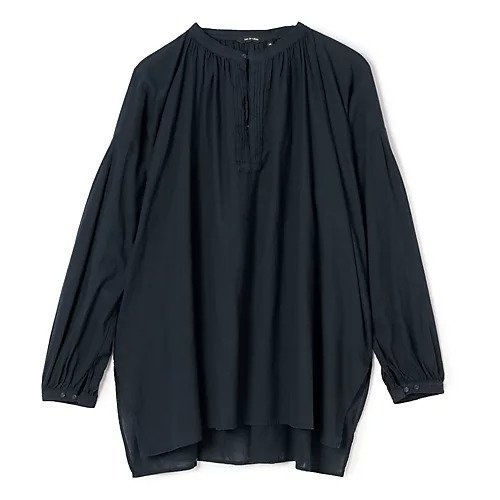 【パドカレ/pas de calais】の26SS 甘ボイルキャッチワッシャーブラウス インテリア・キッズ・メンズ・レディースファッション・服の通販 founy(ファウニー) 　ファッション　Fashion　レディースファッション　Fashion for Women　トップス・カットソー　Cut & Sew Tops　シャツ・ブラウス・オフィスカジュアル　Elegant Blouses & Button-Ups　2026年　2026　2026春夏・S/S　Spring/Summer 2026 SS26　インナー　Innerwear　洗える　Machine Washable　ネイビー|ID: prp329100004963802 ipo3291000000037244392