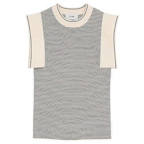 【クラネ/CLANE】のSQUARE SLEEVE KNIT TOPS インテリア・キッズ・メンズ・レディースファッション・服の通販 founy(ファニー) https://founy.com/ ファッション Fashion レディースファッション Fashion for Women トップス・カットソー Cut & Sew Tops ニット Knit Tops & Sweaters インナー Innerwear シンプル Simple, Minimal スクエア Square, Square Shape ストレッチ Stretch, Stretchy Fabric ボーダー Border, Stripe ミックス Mix, Mixed Style 今季 This Season, Current Season 定番 Standard, Basic Item |ID: prp329100004963806 ipo3291000000037244422
