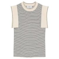 【クラネ/CLANE】のSQUARE SLEEVE KNIT TOPS 大人の最旬トレンドファッション＆コーディネート founy(ファウニー) ファッション Fashion レディースファッション Fashion for Women トップス・カットソー Cut & Sew Tops ニット Knit Tops & Sweaters インナー Innerwear シンプル Simple, Minimal スクエア Square, Square Shape ストレッチ Stretch, Stretchy Fabric ボーダー Border, Stripe ミックス Mix, Mixed Style 今季 This Season, Current Season 定番 Standard, Basic Item |ID:prp329100004963806