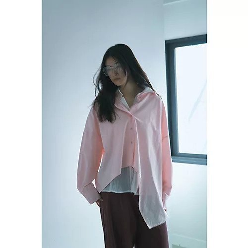 【マージュール/marjour】のHIGH DENSITY COTTON SHIRT インテリア・キッズ・メンズ・レディースファッション・服の通販 founy(ファウニー) https://founy.com/ ファッション Fashion レディースファッション Fashion for Women トップス・カットソー Cut & Sew Tops シャツ・ブラウス・オフィスカジュアル Elegant Blouses & Button-Ups インナー Innerwear キャミソール Camisole, Spaghetti Strap Top シアー Sheer, See-Through シンプル Simple, Minimal ストレッチ Stretch, Stretchy Fabric なめらか Smooth, Silky Texture バランス Balance, Style Balance パターン Pattern, Design Print フォルム Silhouette, Form フロント Front, Front Design ポケット Pocket, Pocket Detail 羽織 Haori, Light Jacket 冬 Winter / This Winter おすすめ Recommended / Our Picks 夏 Summer |ID: prp329100004963809 ipo3291000000037244440