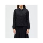 【ミズイロ インド/mizuiro ind】のジャカードロングスリーブシャツ ブラック|ID: prp329100004963810 ipo3291000000037244448