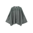 【ミズイロ インド/mizuiro ind】のシアーショルダースタンドカラーワイドシャツ チャコールグレー|ID: prp329100004963834 ipo3291000000037244728