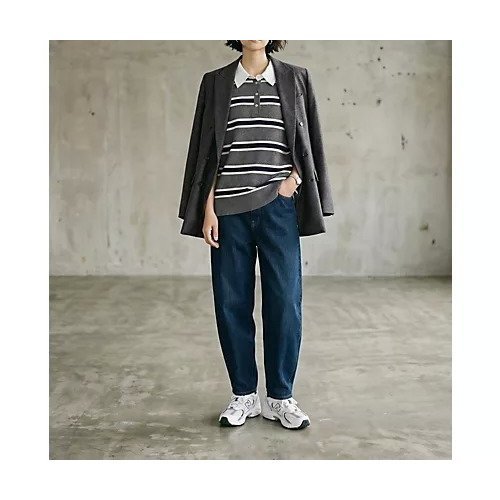 【スタイルデリ/STYLE DELI】の【BLK001】シャツ襟半袖ポロニット インテリア・キッズ・メンズ・レディースファッション・服の通販 founy(ファニー) https://founy.com/ ファッション Fashion レディースファッション Fashion for Women トップス・カットソー Cut & Sew Tops ニット Knit Tops & Sweaters シャツ・ブラウス・オフィスカジュアル Elegant Blouses & Button-Ups シンプル Simple, Minimal スラックス Slacks, Dress Pants デニム Denim, Jeans Material ドッキング Docking, Mixed Material バランス Balance, Style Balance ボーダー Border, Stripe 半袖 Short Sleeve, Half Sleeve 無地 Plain, Solid Color |ID: prp329100004963836 ipo3291000000037244758