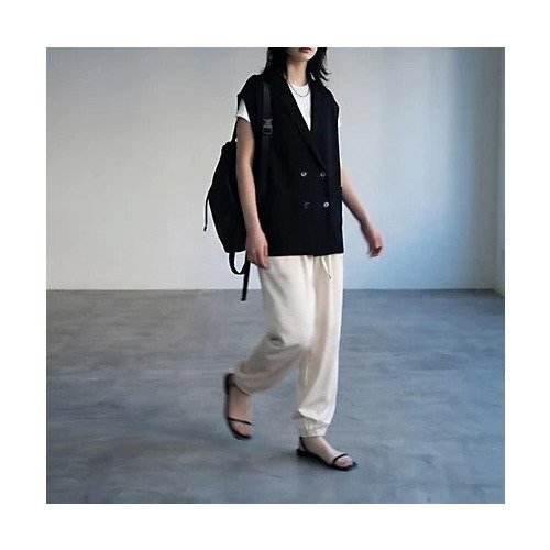 【スタイルデリ/STYLE DELI】の【BLK001】オーバーサイズニットジレ 大人の最旬トレンドファッション＆コーディネート founy(ファウニー) 　ファッション　Fashion　レディースファッション　Fashion for Women　アウター　Coat / Outerwear Collection　トップス・カットソー　Cut & Sew Tops　ニット　Knit Tops & Sweaters　ベスト&ジレ / 重ね着スタイル　Vests & Gilets　インナー　Innerwear　シンプル　Simple, Minimal　ストレッチ　Stretch, Stretchy Fabric　スラックス　Slacks, Dress Pants　スリーブ　Sleeve, Long Sleeve / Short Sleeve　タンク　Tank Top, Sleeveless Top　ダブル　Double, Double-Breasted　デニム　Denim, Jeans Material　ノースリーブ　Sleeveless, No-Sleeve　バランス　Balance, Style Balance　フィット　Fit, Slim Fit　フロント　Front, Front Design　ポケット　Pocket, Pocket Detail　マニッシュ　Mannish, Boyish　other-3|ID: prp329100004963837 ipo3291000000037244783