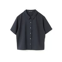 【ミズイロ インド/mizuiro ind】のhalf slv shirt 大人の最旬トレンドファッション＆コーディネート founy(ファウニー) ファッション Fashion レディースファッション Fashion for Women トップス・カットソー Cut & Sew Tops シャツ・ブラウス・オフィスカジュアル Elegant Blouses & Button-Ups シンプル Simple, Minimal ストレッチ Stretch, Stretchy Fabric セットアップ Set-Up, Coordinated Outfit ドレープ Drape, Draping Fabric バランス Balance, Style Balance ボトム Bottoms, Lower Wear レギュラー Regular, Standard Fit 吸水 Absorbent, Quick-Dry 夏 Summer |ID:prp329100004963838