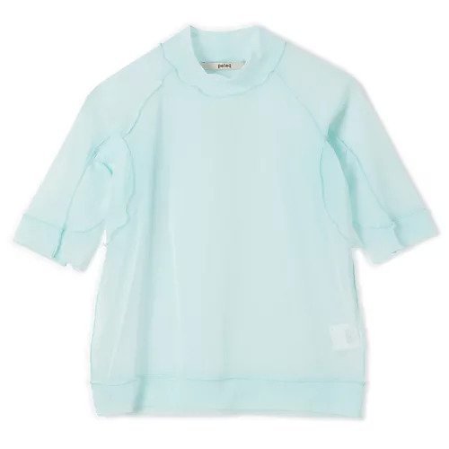 【ペレック/pelleq】のtransformation highneck インテリア・キッズ・メンズ・レディースファッション・服の通販 founy(ファウニー) 　ファッション　Fashion　レディースファッション　Fashion for Women　2025年　2025　2025春夏・S/S　Spring/Summer 2025 SS25　シアー　Sheer, See-Through　チュール　Tulip, Tulip Motif　フィット　Fit, Slim Fit　レギュラー　Regular, Standard Fit　洗える　Machine Washable　mint|ID: prp329100004963888 ipo3291000000037247460