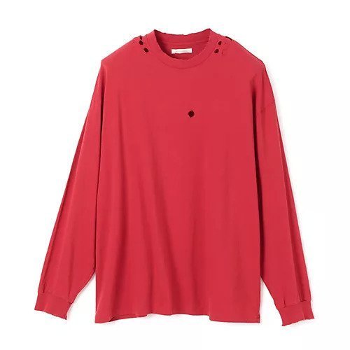 【カナコ サカイ/KANAKO SAKAI】のSHOULDER PADS RIPPED LS T-SHIRT インテリア・キッズ・メンズ・レディースファッション・服の通販 founy(ファウニー) https://founy.com/ ファッション Fashion レディースファッション Fashion for Women トップス・カットソー Cut & Sew Tops シャツ・ブラウス・オフィスカジュアル Elegant Blouses & Button-Ups ロングTシャツ・Tシャツ Longline T-Shirts & Tees 2025年 2025 2025春夏・S/S Spring/Summer 2025 SS25 ショルダー Shoulder, Shoulder Strap ダメージ Distressed, Destroyed ドロップ Drop Shoulder, Dropped Style フィット Fit, Slim Fit リラックス Relax, Relaxed Fit ロング Long, Long-Length 洗える Machine Washable 長袖 Long Sleeve, Full Sleeve |ID: prp329100004963894 ipo3291000000037247490