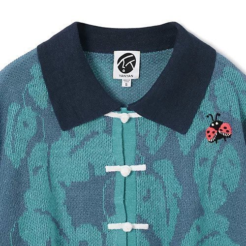 【ヤンヤン/YANYAN】のMONSTERA CROPPED SS BEACH SHIRT 大人の最旬トレンドファッション＆コーディネート founy(ファウニー) 　ファッション　Fashion　レディースファッション　Fashion for Women　トップス・カットソー　Cut & Sew Tops　シャツ・ブラウス・オフィスカジュアル　Elegant Blouses & Button-Ups　2025年　2025　2025春夏・S/S　Spring/Summer 2025 SS25　カーディガン　Cardigan, Knitwear　ショート　Short, Short Length　ボタニカル　Botanical, Floral Pattern　モダン　Modern, Contemporary　other-3|ID: prp329100004963910 ipo3291000000037247599