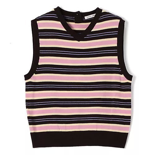 【サンディーリアング/SANDY LIANG】のMELTY VEST インテリア・キッズ・メンズ・レディースファッション・服の通販 founy(ファウニー) https://founy.com/ ファッション Fashion レディースファッション Fashion for Women アウター Coat / Outerwear Collection トップス・カットソー Cut & Sew Tops ベスト&ジレ / 重ね着スタイル Vests & Gilets 2025年 2025 2025春夏・S/S Spring/Summer 2025 SS25 パイピング Piping, Trim Design ベスト Vest, Waistcoat ボーダー Border, Stripe 人気 Popular, Best Seller 夏 Summer 春 Spring S/S・春夏 SS, Spring/Summer, Warm Season 洗える Machine Washable |ID: prp329100004963951 ipo3291000000037247844