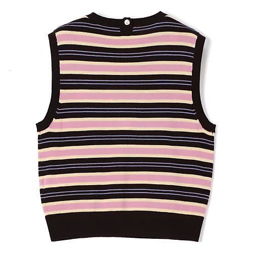 【サンディーリアング/SANDY LIANG】のMELTY VEST 大人の最旬トレンドファッション＆コーディネート founy(ファウニー) 　ファッション　Fashion　レディースファッション　Fashion for Women　アウター　Coat / Outerwear Collection　トップス・カットソー　Cut & Sew Tops　ベスト&ジレ / 重ね着スタイル　Vests & Gilets　2025年　2025　2025春夏・S/S　Spring/Summer 2025 SS25　パイピング　Piping, Trim Design　ベスト　Vest, Waistcoat　ボーダー　Border, Stripe　人気　Popular, Best Seller　夏　Summer　春　Spring　S/S・春夏　SS, Spring/Summer, Warm Season　洗える　Machine Washable　other-2|ID: prp329100004963951 ipo3291000000037247846
