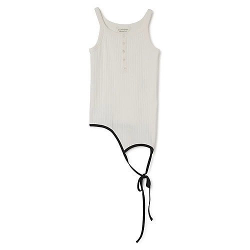 【ビューティフル ピープル/beautiful people】のdouble-end remove needle rib tank top インテリア・キッズ・メンズ・レディースファッション・服の通販 founy(ファウニー) https://founy.com/ ファッション Fashion レディースファッション Fashion for Women ワンピース Dresses 2025年 2025 2025春夏・S/S Spring/Summer 2025 SS25 タンク Tank Top, Sleeveless Top ダブル Double, Double-Breasted フィット Fit, Slim Fit |ID: prp329100004963953 ipo3291000000037247848