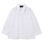 【シモーン ロシャ/SIMONE ROCHA】のCROPPED MASCULINE SHIRT W/ EMB WHITE/PEARL|ID: prp329100004963980 ipo3291000000037248027