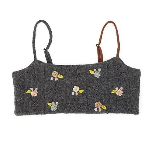【ヤンヤン/YANYAN】のDAISY BRA インテリア・キッズ・メンズ・レディースファッション・服の通販 founy(ファウニー) 　ファッション　Fashion　レディースファッション　Fashion for Women　2025年　2025　2025-2026秋冬・A/W　Autumn/Winter 2025–26 AW25–26　ラップ　Wrap, Wrap Design　CHARCOAL|ID: prp329100004963983 ipo3291000000037248038