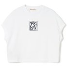 【マルニ/MARNI】のT-SHIRT 大人の最旬トレンドファッション＆コーディネート founy(ファウニー) ファッション Fashion レディースファッション Fashion for Women トップス・カットソー Cut & Sew Tops シャツ・ブラウス・オフィスカジュアル Elegant Blouses & Button-Ups ロングTシャツ・Tシャツ Longline T-Shirts & Tees カフス Cuff Design バランス Balance, Style Balance リボン Ribbon, Bow 洗える Machine Washable thumbnail LILY WHITE|ID: prp329100004964018 ipo3291000000037248392