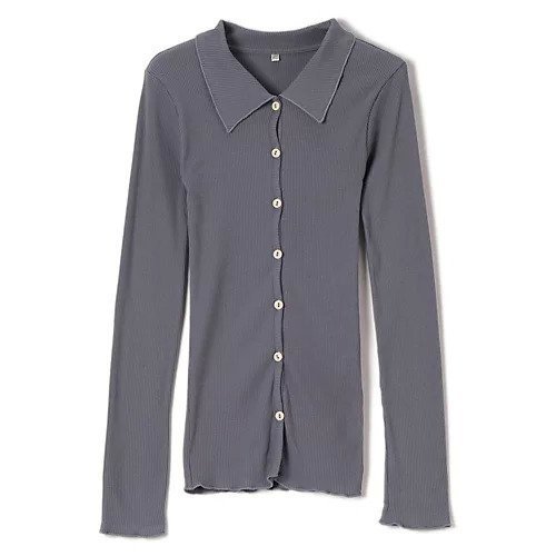 【ベースレンジ/Baserange】のISO SHIRT インテリア・キッズ・メンズ・レディースファッション・服の通販 founy(ファウニー) 　ファッション　Fashion　レディースファッション　Fashion for Women　トップス・カットソー　Cut & Sew Tops　シャツ・ブラウス・オフィスカジュアル　Elegant Blouses & Button-Ups　2025年　2025　2025-2026秋冬・A/W　Autumn/Winter 2025–26 AW25–26　フィット　Fit, Slim Fit　ロング　Long, Long-Length　洗える　Machine Washable　DARK DENIM|ID: prp329100004964023 ipo3291000000037248498