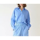【マルティニーク/martinique】のESSENTIAL レギュラーシャツ 大人の最旬トレンドファッション＆コーディネート founy(ファウニー) ファッション Fashion レディースファッション Fashion for Women トップス・カットソー Cut & Sew Tops シャツ・ブラウス・オフィスカジュアル Elegant Blouses & Button-Ups おすすめ Recommended / Our Picks インナー Innerwear スタンダード Standard, Basic バランス Balance, Style Balance レギュラー Regular, Standard Fit thumbnail サックス|ID: prp329100004964028 ipo3291000000037248528