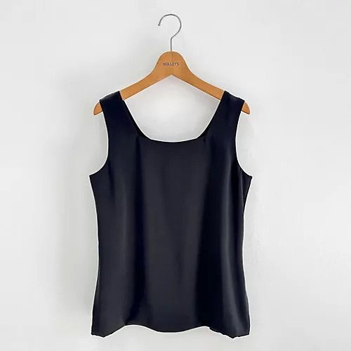 【ノーリーズ/NOLLEY'S】の《手洗い可能》サテン ベア天2WAYタンクトップ インテリア・キッズ・メンズ・レディースファッション・服の通販 founy(ファウニー) 　ファッション　Fashion　レディースファッション　Fashion for Women　2025年　2025　2025春夏・S/S　Spring/Summer 2025 SS25　おすすめ　Recommended / Our Picks　インナー　Innerwear　カットソー　Cut and Sewn Top　サテン　Satin, Glossy Fabric　ジャケット　Jacket, Outerwear　スクエア　Square, Square Shape　タンク　Tank Top, Sleeveless Top　ドッキング　Docking, Mixed Material　ブラック|ID: prp329100004964030 ipo3291000000037248857