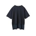 【ミズイロ インド/mizuiro ind】のサイドスリットワイドチュニックTシャツ ネイビー|ID: prp329100004964037 ipo3291000000037248904