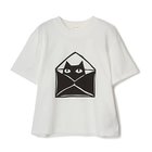 【プレインピープル/PLAIN PEOPLE】のキャットプリントTシャツ 封筒猫 ホワイト|ID: prp329100004964038 ipo3291000000037336124