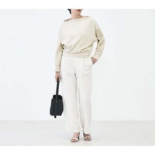 【ノーリーズソフィー/NOLLEY'S sophi】の《セットアップ対応》ウォッシャブルボートネックライトダンボールプルオーバー 大人の最旬トレンドファッション＆コーディネート founy(ファウニー) 　ファッション　Fashion　レディースファッション　Fashion for Women　トップス・カットソー　Cut & Sew Tops　カジュアルプルオーバー・ニットトップス　Pullovers & Knit Tops / Casual Pullovers　2026年　2026　2026春夏・S/S　Spring/Summer 2026 SS26　おすすめ　Recommended / Our Picks　ストレッチ　Stretch, Stretchy Fabric　セットアップ　Set-Up, Coordinated Outfit　タイトスカート　Pencil Skirt, Tight Skirt　ワイド　Wide, Wide Fit　軽量　Lightweight, Ultra Light　other-2|ID: prp329100004964045 ipo3291000000037248974