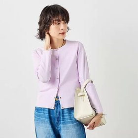 【ノーリーズソフィー/NOLLEY'S sophi】の《アンサンブル対応》 《手洗い可能》マルチファンクションクルーネックカーディガン 大人の最旬トレンドファッション＆コーディネート founy(ファウニー) ファッション Fashion レディースファッション Fashion for Women トップス・カットソー Cut & Sew Tops カーディガン・羽織り Layered Style Cardigans アンサンブルニット Knit Ensembles & Twin Sets 2026年 2026 2026春夏・S/S Spring/Summer 2026 SS26 おすすめ Recommended / Our Picks アンサンブル Ensemble Set カーディガン Cardigan, Knitwear ベーシック Basic, Essential ボックス Boxy, Box Shape 定番 Standard, Basic Item |ID:prp329100004964047