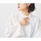 【ノーリーズソフィー/NOLLEY'S sophi】のウォッシャブルORGANICコットンフリルシャツブラウス 大人の最旬トレンドファッション＆コーディネート founy(ファウニー) ファッション Fashion レディースファッション Fashion for Women トップス・カットソー Cut & Sew Tops シャツ・ブラウス・オフィスカジュアル Elegant Blouses & Button-Ups 2026年 2026 2026春夏・S/S Spring/Summer 2026 SS26 おすすめ Recommended / Our Picks インナー Innerwear ウォッシャブル Machine Washable タイプライター Typewriter Fabric, Crisp Cotton デニム Denim, Jeans Material フリル Frill, Ruffle ロング Long, Long-Length 春 Spring thumbnail ホワイト|ID: prp329100004964049 ipo3291000000037248997