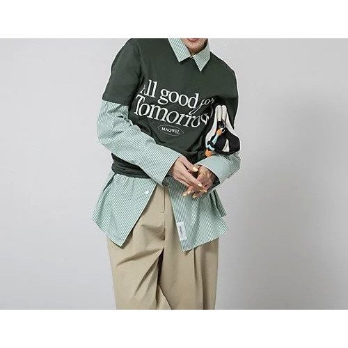 【ノーリーズ/NOLLEY'S】の【MAQWEL/マクウェル】ウォッシャブルAgfT T-SHIRT インテリア・キッズ・メンズ・レディースファッション・服の通販 founy(ファウニー) https://founy.com/ ファッション Fashion レディースファッション Fashion for Women トップス・カットソー Cut & Sew Tops シャツ・ブラウス・オフィスカジュアル Elegant Blouses & Button-Ups ロングTシャツ・Tシャツ Longline T-Shirts & Tees 2026年 2026 2026春夏・S/S Spring/Summer 2026 SS26 ウォッシャブル Machine Washable |ID: prp329100004964053 ipo3291000000037249014