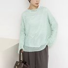 【ノーリーズ/NOLLEY'S】の《手洗い可能》ペーパーヤーンメッシュプルオーバー ミントグリーン|ID: prp329100004964056 ipo3291000000037249033