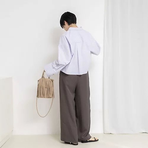 【ノーリーズ/NOLLEY'S】のMY STANDARD ショートシャツ 大人の最旬トレンドファッション＆コーディネート founy(ファウニー) 　ファッション　Fashion　レディースファッション　Fashion for Women　トップス・カットソー　Cut & Sew Tops　シャツ・ブラウス・オフィスカジュアル　Elegant Blouses & Button-Ups　カフス　Cuff Design　今季　This Season, Current Season　ショート　Short, Short Length　ストライプ　Stripe, Striped Pattern　ストレート　Straight, Straight Cut　スリーブ　Sleeve, Long Sleeve / Short Sleeve　人気　Popular, Best Seller　バランス　Balance, Style Balance　無地　Plain, Solid Color　2024年　2024　2024春夏・S/S　Spring/Summer 2024 SS24　エレガント 上品　Elegant　2026年　2026　2026春夏・S/S　Spring/Summer 2026 SS26　other-3|ID: prp329100004964057 ipo3291000000037249043