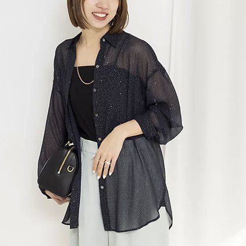 【ノーリーズ/NOLLEY'S】の45th limited edition MY STANDARD【WEB&一部店舗限定】グリッターシャツ インテリア・キッズ・メンズ・レディースファッション・服の通販 founy(ファウニー) https://founy.com/ ファッション Fashion レディースファッション Fashion for Women トップス・カットソー Cut & Sew Tops シャツ・ブラウス・オフィスカジュアル Elegant Blouses & Button-Ups 2024年 2024 2024-2025秋冬・A/W Autumn/Winter 2024–25 AW24–25 2026年 2026 2026春夏・S/S Spring/Summer 2026 SS26 グリッター Glitter, Sparkle ジョーゼット Georgette, Semi-Sheer Fabric スペシャル Special, Limited Edition バランス Balance, Style Balance ベーシック Basic, Essential ボトム Bottoms, Lower Wear 人気 Popular, Best Seller |ID: prp329100004964061 ipo3291000000037249067