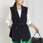 【ノーリーズ/NOLLEY'S】の《セットアップ対応》ウォッシャブルダブルクロスジレ ネイビー|ID: prp329100004964062 ipo3291000000037249075