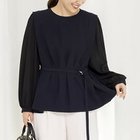 【ノーリーズ/NOLLEY'S】の《セットアップ対応》ウォッシャブルダブルクロスブラウス ネイビー|ID: prp329100004964065 ipo3291000000037249089