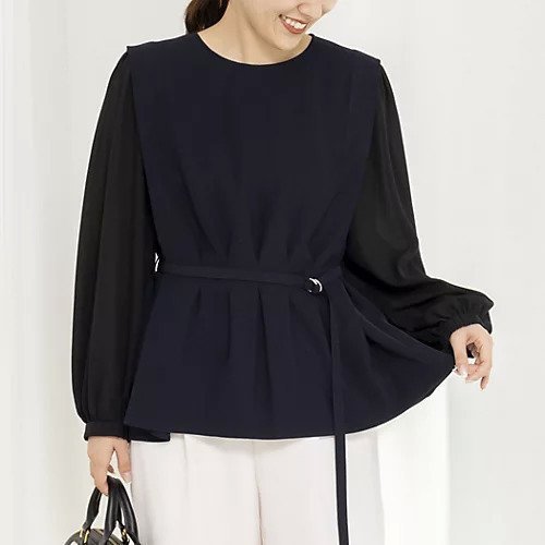 【ノーリーズ/NOLLEY'S】の《セットアップ対応》ウォッシャブルダブルクロスブラウス インテリア・キッズ・メンズ・レディースファッション・服の通販 founy(ファウニー) https://founy.com/ ファッション Fashion レディースファッション Fashion for Women トップス・カットソー Cut & Sew Tops シャツ・ブラウス・オフィスカジュアル Elegant Blouses & Button-Ups 2026年 2026 2026春夏・S/S Spring/Summer 2026 SS26 インナー Innerwear ウォッシャブル Machine Washable コンパクト Compact, Small Size シアー Sheer, See-Through ジャケット Jacket, Outerwear スリム Slim, Slim Fit セットアップ Set-Up, Coordinated Outfit トリミング Trimming, Decorative Edge |ID: prp329100004964065 ipo3291000000037278794